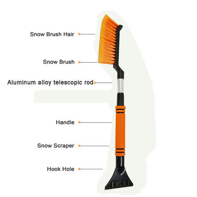 브러쉬 부와 플라스틱 스노우카 부삽 스크레이퍼 얼음 클리너 수단