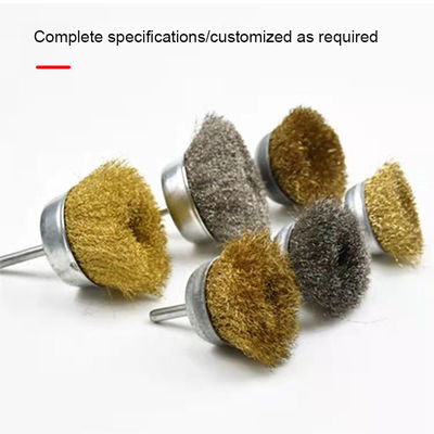 고 폴리싱 컵 스테인레스 와이어 컵 브러쉬 교차로 방진의