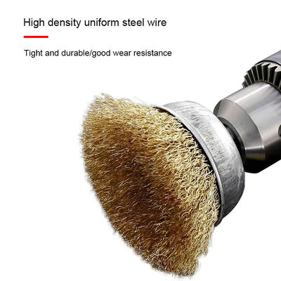 고 폴리싱 컵 스테인레스 와이어 컵 브러쉬 교차로 방진의