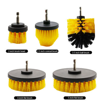 전기 드릴 세정 브러시는 자동차 휠 욕실 표면 바닥을 씻는 것 설정했습니다