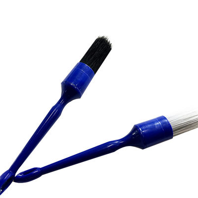 솔을 상세히 열거한 4 PC 연성 모 머리카락 브러시 세트 자동차