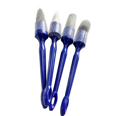 솔을 상세히 열거한 4 PC 연성 모 머리카락 브러시 세트 자동차