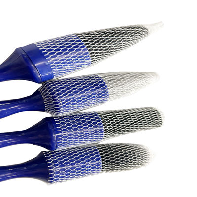 솔을 상세히 열거한 4 PC 연성 모 머리카락 브러시 세트 자동차