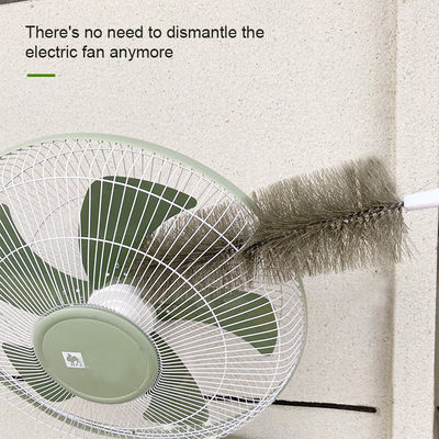 튼튼한 가동 가능한 천장 선풍기 살포기 단단한 강모 플라스틱 손잡이 청소 솔