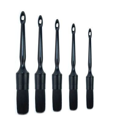 PP 자동차 디테일 브러쉬 5 팩 오토 블랙 디테일 청소 브러쉬