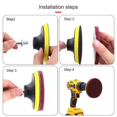 21Pcs 자동차 세탁 키트 세부 브러쉬 청소 드릴 부드러운 브러쉬 부착