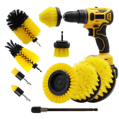 10Pcs 청소 드릴 브러쉬 부착 세트 가정용 브러쉬 드릴 키트 부엌