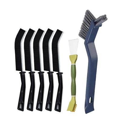 7pcs 플라스틱 욕실 바닥 브러쉬 단단한 빗 틈 바닥 청소 브러쉬