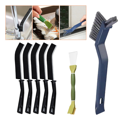 7pcs 플라스틱 욕실 바닥 브러쉬 단단한 빗 틈 바닥 청소 브러쉬