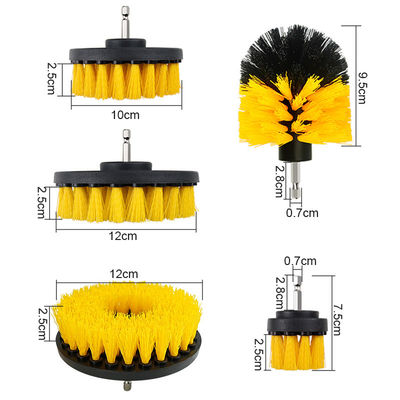 5pcs 드릴 청소 브러쉬 파워 스크러버 브러쉬 자동차 청소 브러쉬 세트