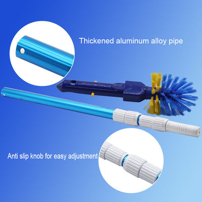 수영장용 고품질의 긴 손잡이 플라스틱 청소 브러쉬