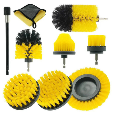 PP Bristle 물질 전기 드릴 청소 브러쉬 9pcs