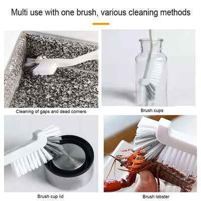 공간을 절약하기 위해 쉽게 매달려 4pcs 크리브크 브러쉬 세트 다기능 청소 도구