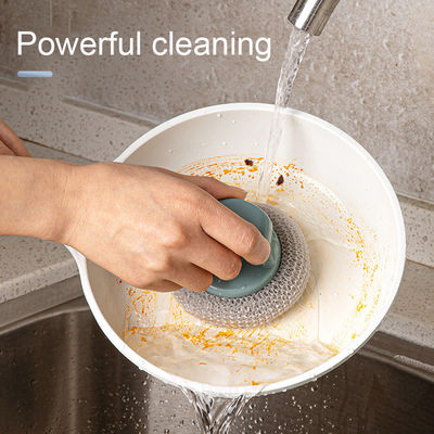 다목적 부엌 식기 세탁 손 냄비 세탁 붓 캔디 컬러 깨끗하고 열을 두려워하지 않습니다