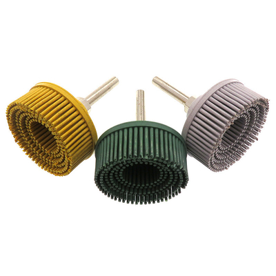 2 &quot; 50mm 작은 사이클론 바늘 붓 닦기 바퀴 자동차 청소 미용 닦기 붓