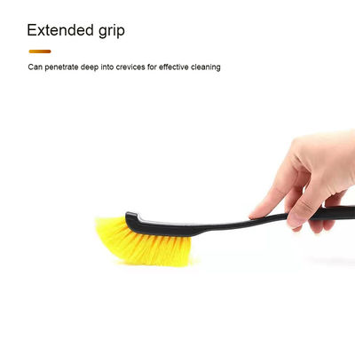 자동차 바퀴 청소 붓 바퀴 허브 타이어 긴 손잡이 붓 자동차 내부 외부 청소 도구 자동차 청소 세부 액세서리