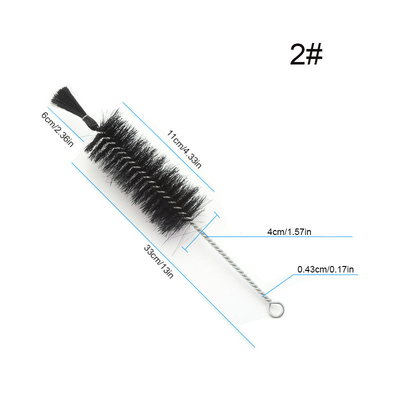 고품질 돼지 빗자루와 말털 파이프 파이프 스프리얼 청소 브러쉬 병 세탁 브러쉬