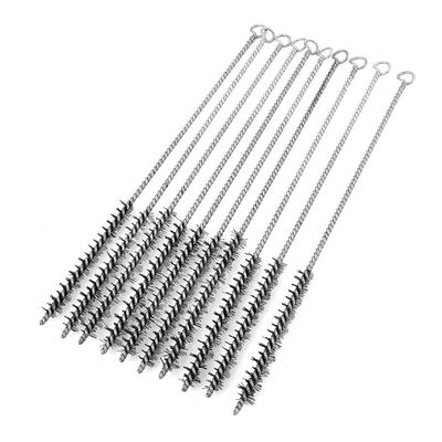 솔 250 밀리미터 보일러 관 청소솔을 청소하는 카본 스틸 와이어 긴 관